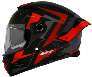 Kask motocyklowy MT THUNDER 4 SV MOUNTAIN MATT RED czarny czerwony szary