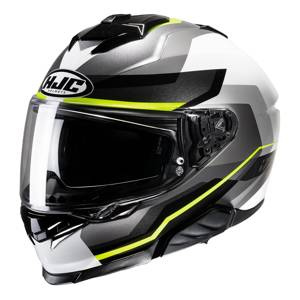 Kask motocyklowy integralny HJC I71 Nior szary/żółty