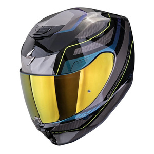 Kask motocyklowy integralny SCORPION EXO-391 LEO BLACK/BLUE czarny niebieski