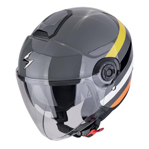 Kask motocyklowy otwarty SCORPION EXO-CITY II BEE GREY/YELLOW/BLACK żółty czarny szary