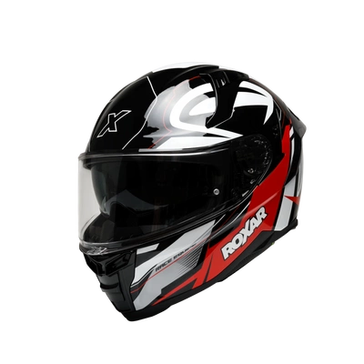 Kask integralny Roxar Bayamo  EVO czarny/biały/czerwony