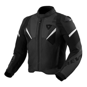 Kurtka motocyklowa skórzana REVIT AUTOMATE BLACK czarny