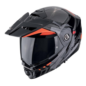 Kask motocyklowy SCORPION ADX-2 LEWIS BLACK/RED czarny czerwony