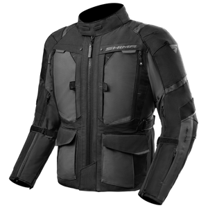 Kurtka motocyklowa tekstylna miejska Shima HERO 2.0 czarny