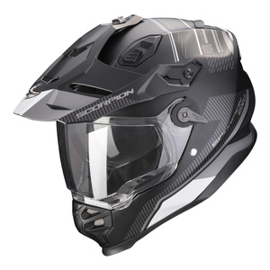 Kask motocyklowy SCORPION ADF-9000 AIR DESERT BLACK/SILVER czarny srebrny