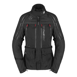 Kurtka motocyklowa tekstylna damska SPIDI 4 SEASON V3 LADY BLACK czarny