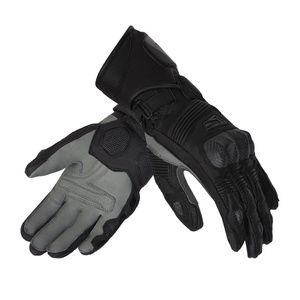 Rękawice motocyklowe sportowe Rebelhorn FIGHTER czarny