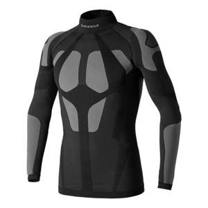 Bluza termoaktywna SPIDI SEAMLESS BLACK/GREY czarny szary