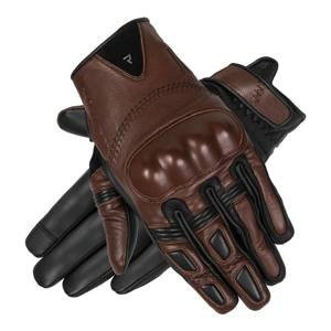 Rękawice motocyklowe miejskie Rebelhorn THUG II brązowy