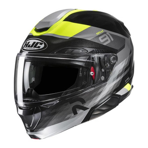Kask szczękowy HJC RPHA 91 MADAL BLACK/YELLOW czarny żółty