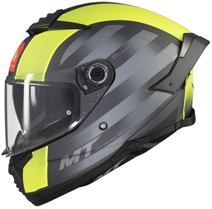 Kask motocyklowy integralny MT Thunder 4 SV Threads szary-zielony matowy