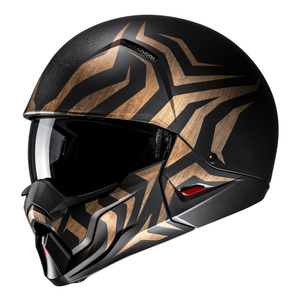 Kask motocyklowy otwarty HJC I20 Thorn czarny/złoty