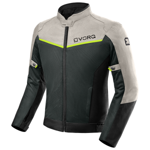 Kurtka motocyklowa VORG NANO GREY szary czarny żółty fluo