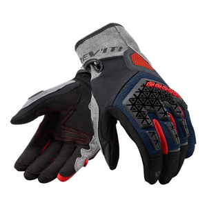 Rękawice motocyklowe miejskie REVIT MANGROVE SILVER/BLUE srebrny czarny niebieski