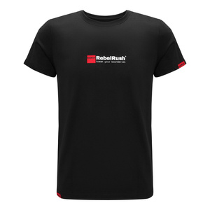 Koszulka codzienna T-shirt REBELRUSH MOTO SPORT BLACK czarny