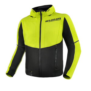 Kurtka motocyklowa tekstylna miejska Shima DAYBREAKER fluo