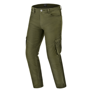 Spodnie jeansowe motocyklowe VORG REVO GREEN zielony