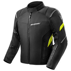Kurtka motocyklowa tekstylna miejska/turystyczna Shima RUSH 2.0 fluo