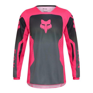 Bluza cross dziecięca FOX JUNIOR GIRLS 180 SHIELD BLACK/PINK czarny różowy