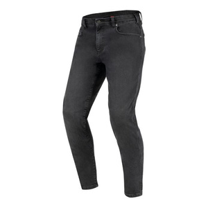 Jeansy motocyklowe Rebelhorn NOMAD Tapered Fit czarne vintage