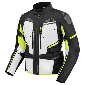 Kurtka motocyklowa SHIMA DUNE FLUO czarny szary żółty fluo