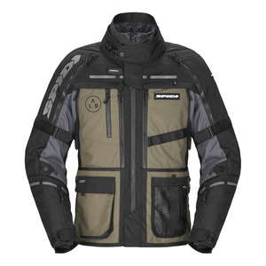 Kurtka motocyklowa tekstylna SPIDI HARD TRACK 3 MUD czarny brązowy szary