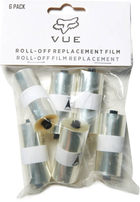Zestaw rolek Roll-Off do gogli FOX Vue - 6 Pack Clear